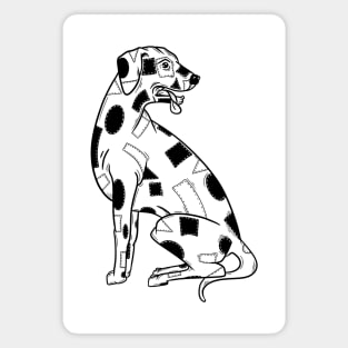 Patchwork Dalmatian Magnet